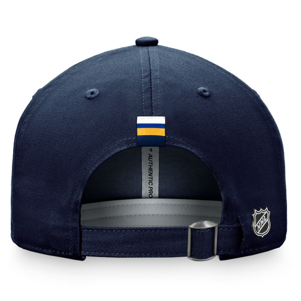NHL Navy St. Louis Blues Fanatics Women's Authentic Pro Rink Adjustable Hat
