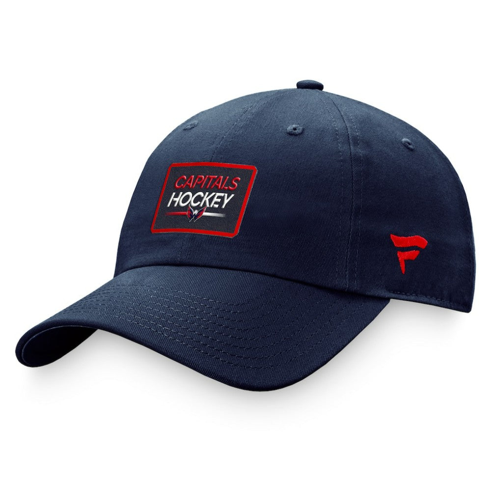 NHL Navy Washington Capitals Fanatics Women's Authentic Pro Rink Adjustable Hat