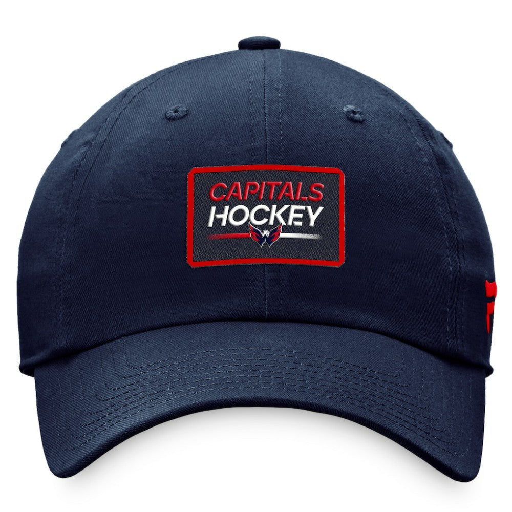 NHL Navy Washington Capitals Fanatics Women's Authentic Pro Rink Adjustable Hat