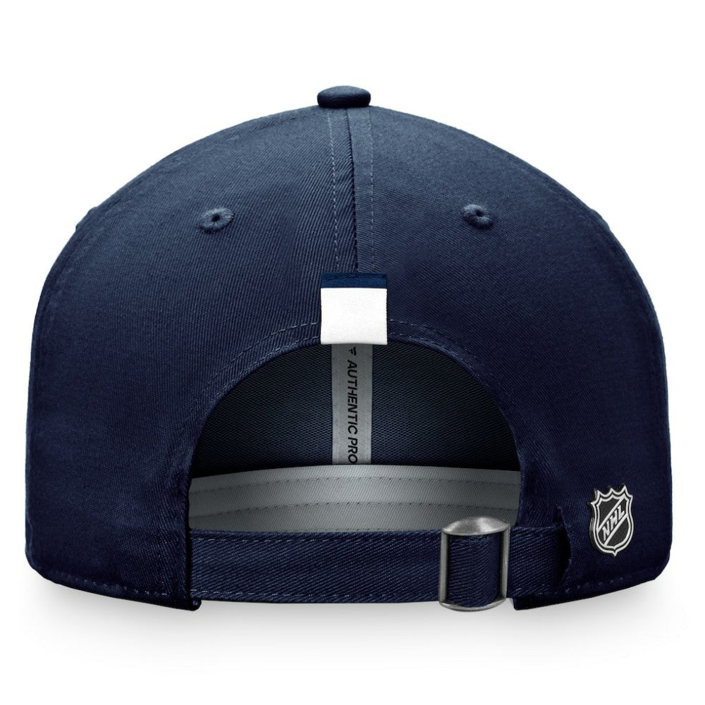 NHL Navy Washington Capitals Fanatics Women's Authentic Pro Rink Adjustable Hat