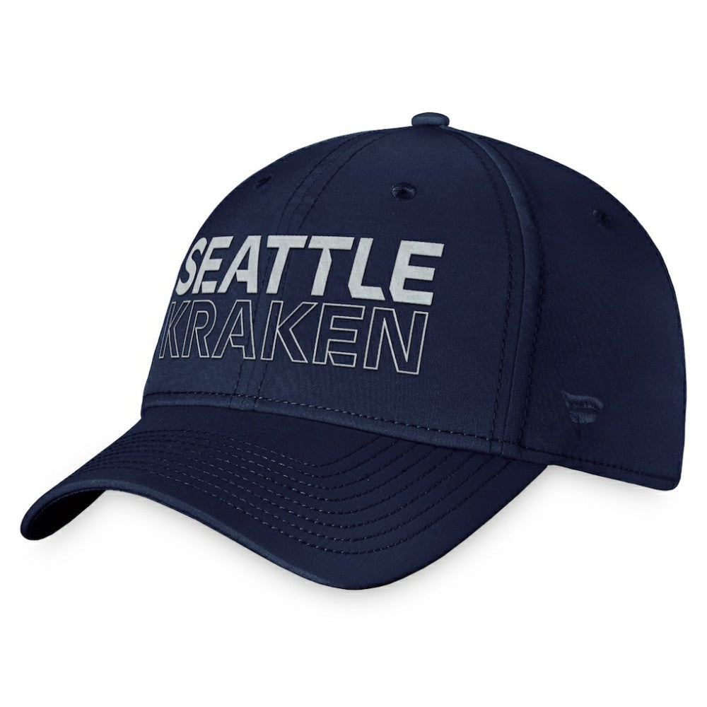 NHL This item will ship within 5 business days. Seattle Kraken Fanatics Authentic Pro Road Flex Hat – Deep Sea Blue