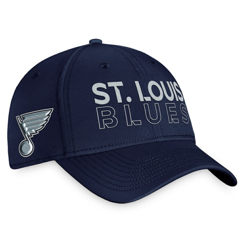 NHL  St. Louis Blues Fanatics Authentic Pro Road Flex Hat – Navy