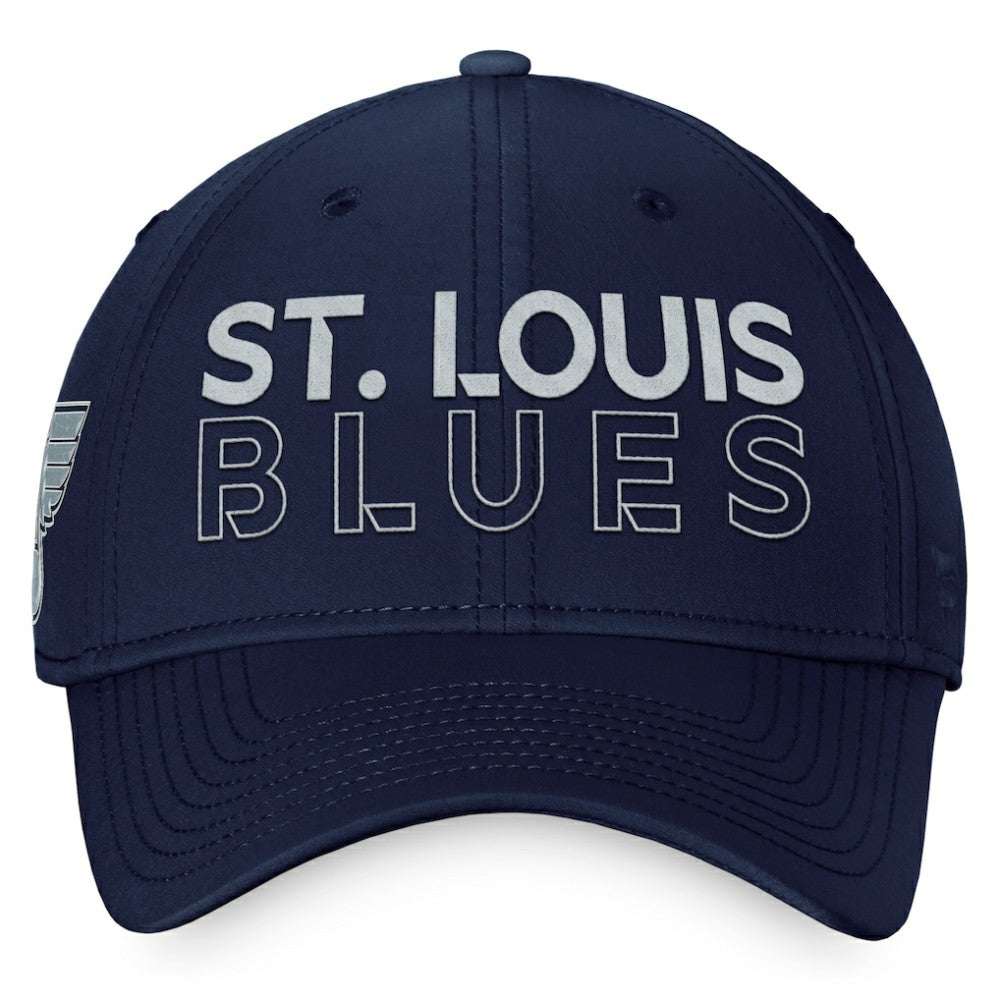 NHL  St. Louis Blues Fanatics Authentic Pro Road Flex Hat – Navy