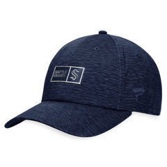 NHL Deep Sea Blue Seattle Kraken Fanatics Authentic Pro Road Adjustable Hat