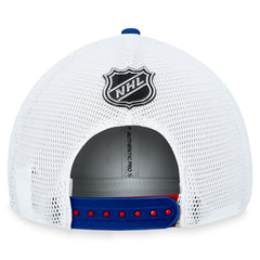NHL Red New York Rangers Fanatics Authentic Pro Rink Trucker Adjustable Hat