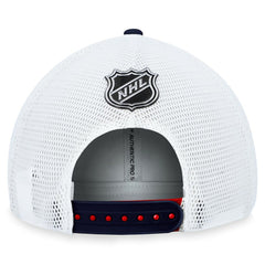 NHL Red Washington Capitals Fanatics Authentic Pro Rink Trucker Adjustable Hat