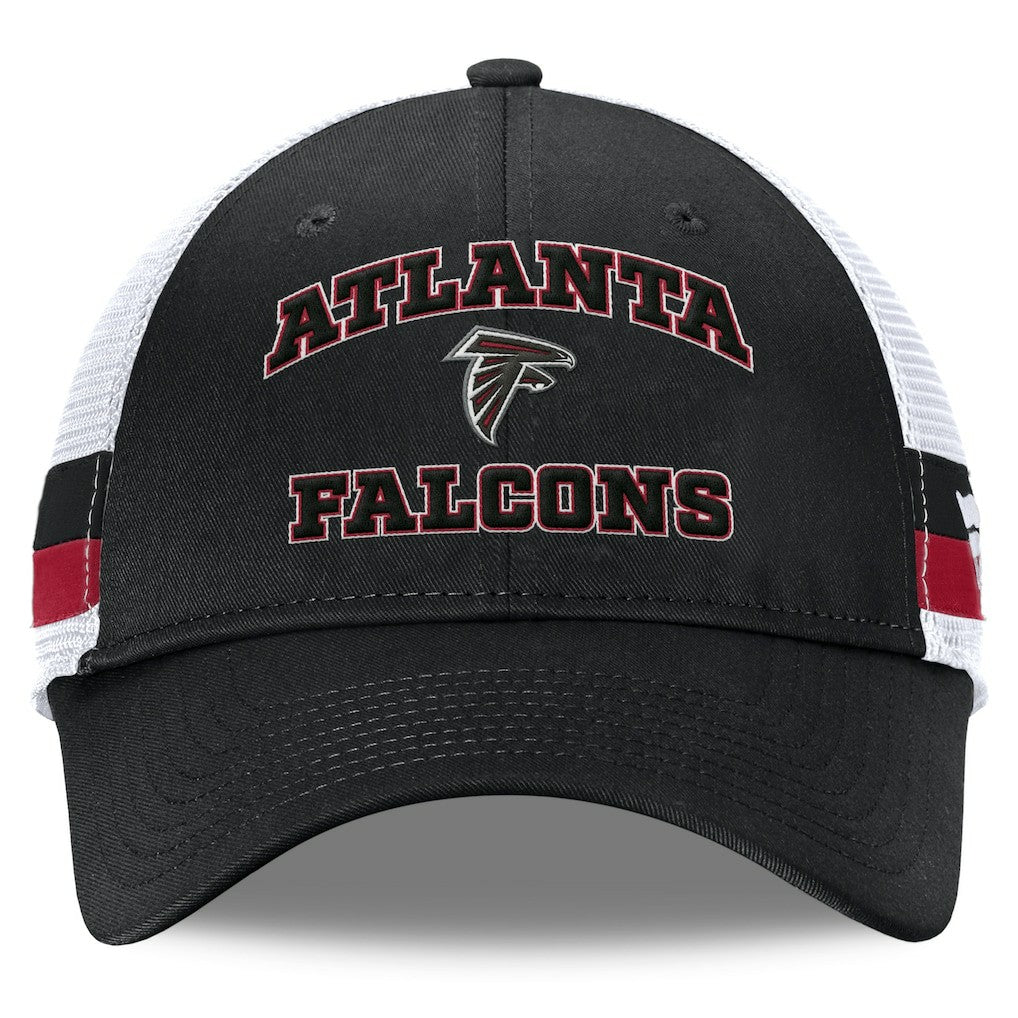 Fundamentals Side Stripe Trucker Adjustable Hat - Atlanta Falcons