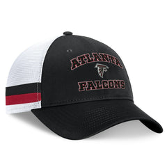 Fundamentals Side Stripe Trucker Adjustable Hat - Atlanta Falcons