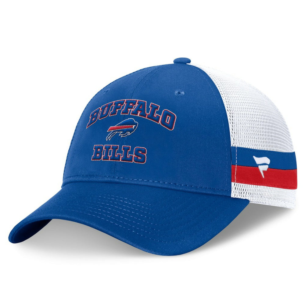 Fundamentals Side Stripe Trucker Adjustable Hat - Buffalo Bills