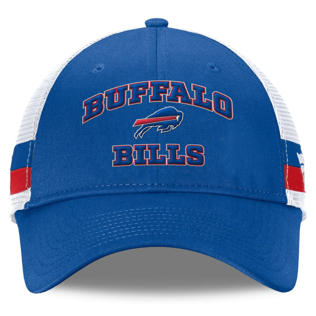 Fundamentals Side Stripe Trucker Adjustable Hat - Buffalo Bills