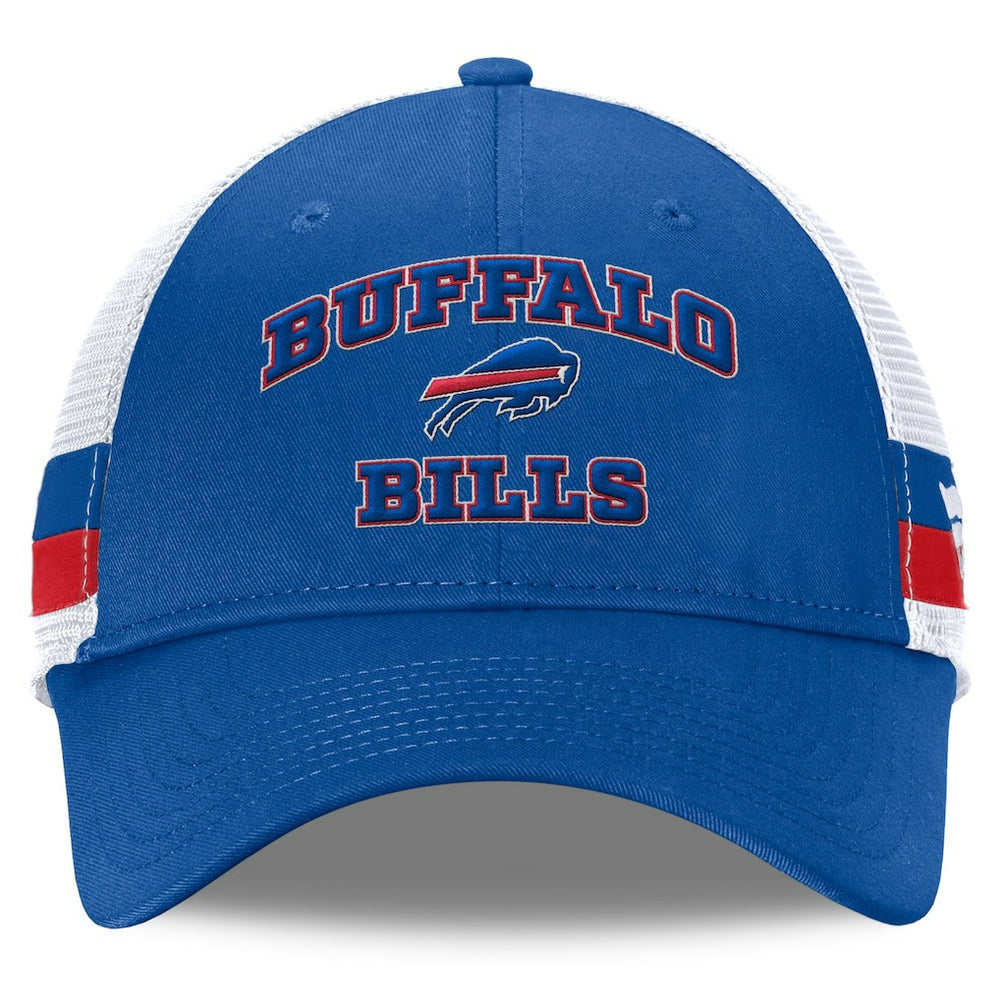 Fundamentals Side Stripe Trucker Adjustable Hat - Buffalo Bills