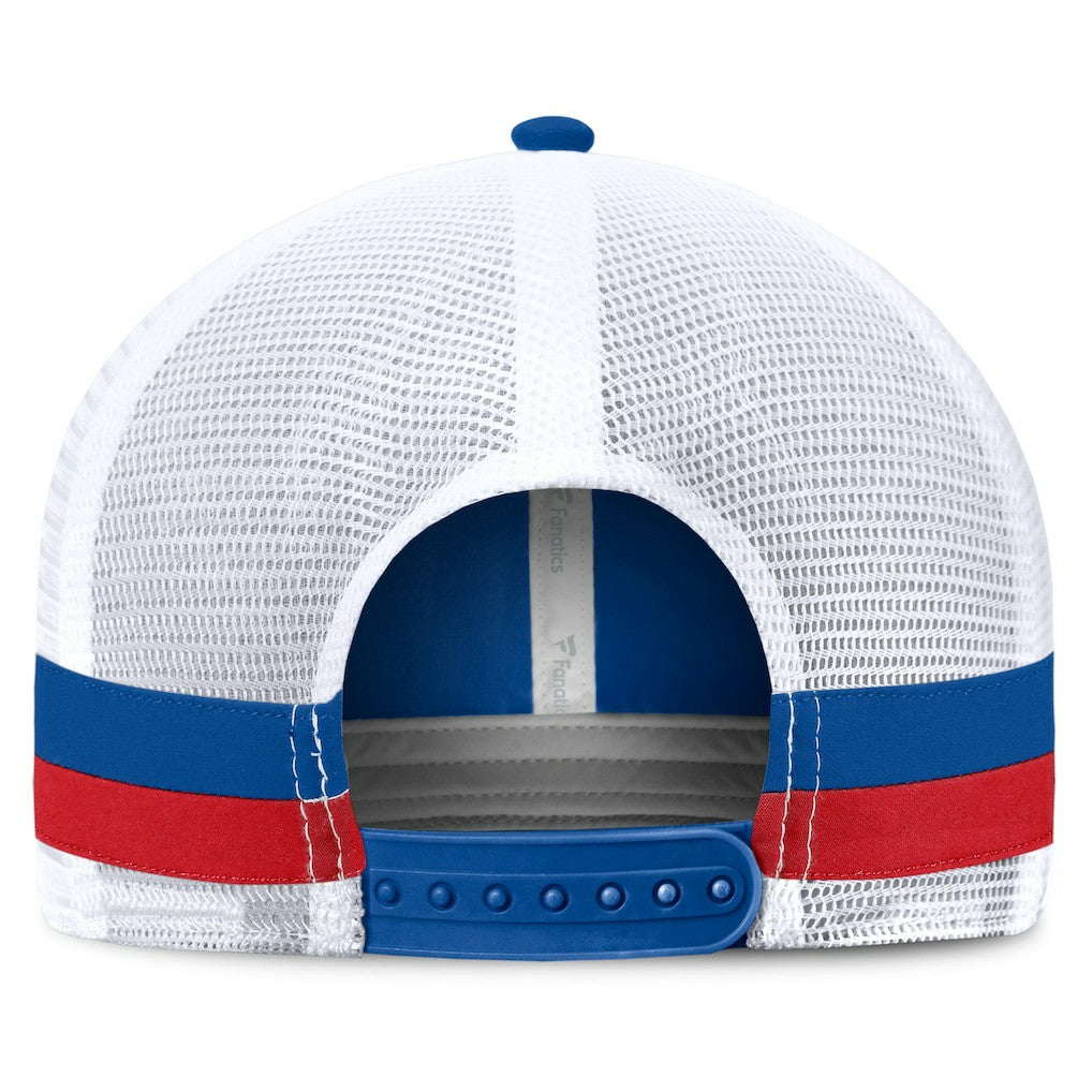 Fundamentals Side Stripe Trucker Adjustable Hat - Buffalo Bills