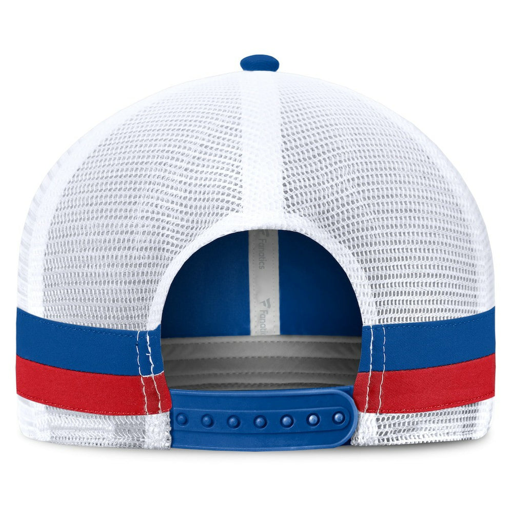 Fundamentals Side Stripe Trucker Adjustable Hat - Buffalo Bills