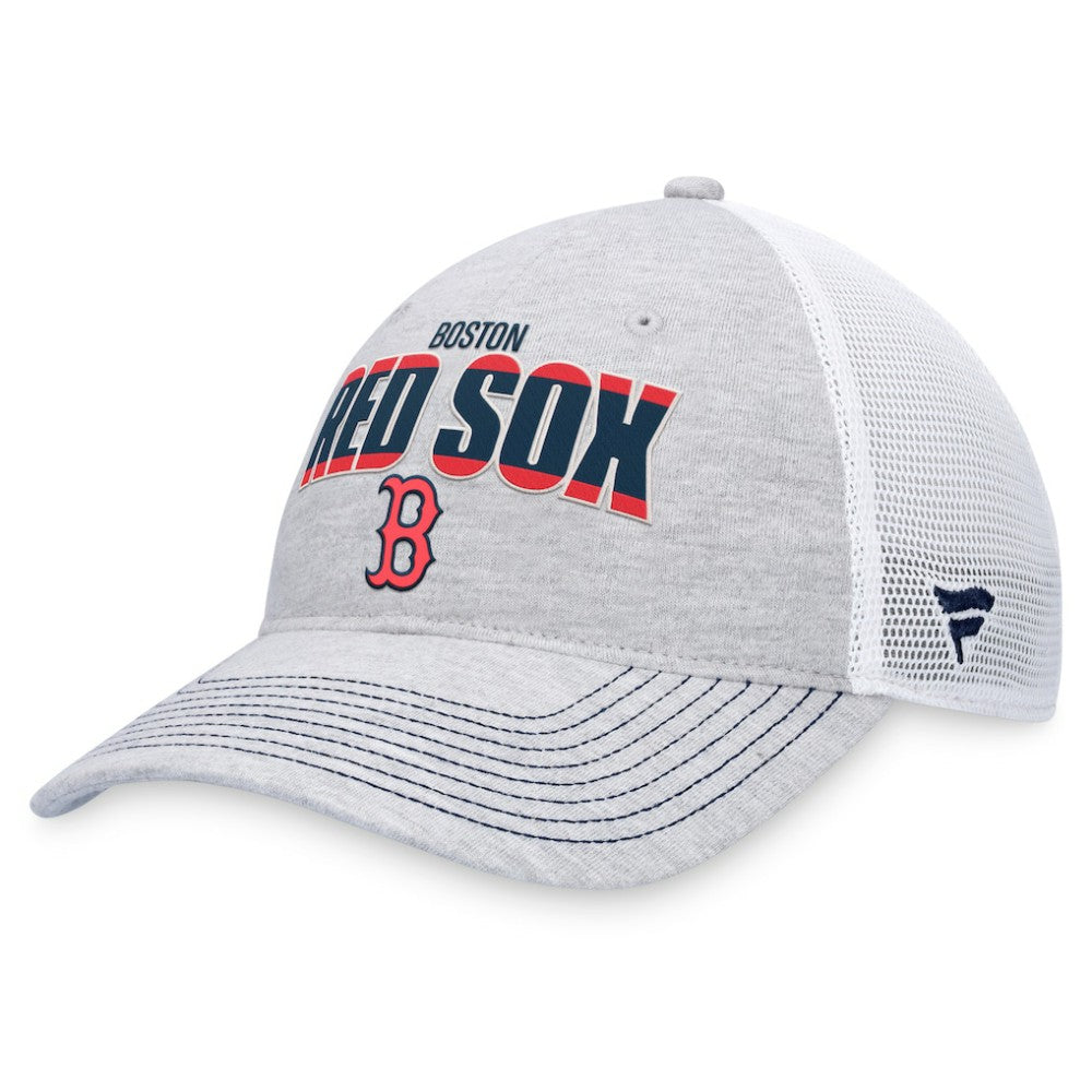 MLB Boston Red Sox Fanatics Logo Trucker Adjustable Hat