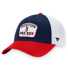 MLB Boston Red Sox Fanatics Two-Tone Patch Trucker Adjustable Hat