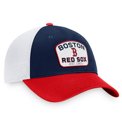 MLB Boston Red Sox Fanatics Two-Tone Patch Trucker Adjustable Hat