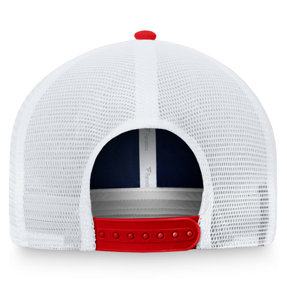 MLB Boston Red Sox Fanatics Two-Tone Patch Trucker Adjustable Hat