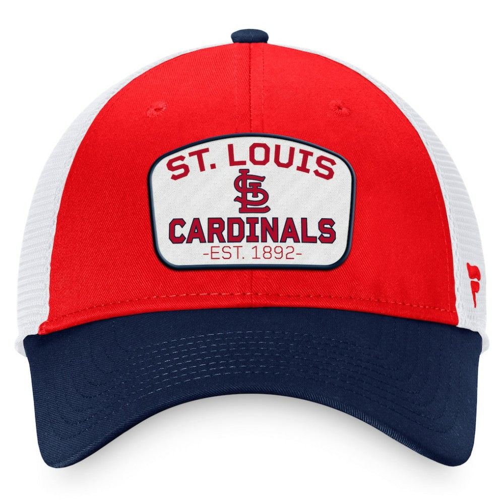 MLB St. Louis Cardinals Fanatics Two-Tone Patch Trucker Adjustable Hat