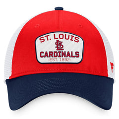 MLB St. Louis Cardinals Fanatics Two-Tone Patch Trucker Adjustable Hat