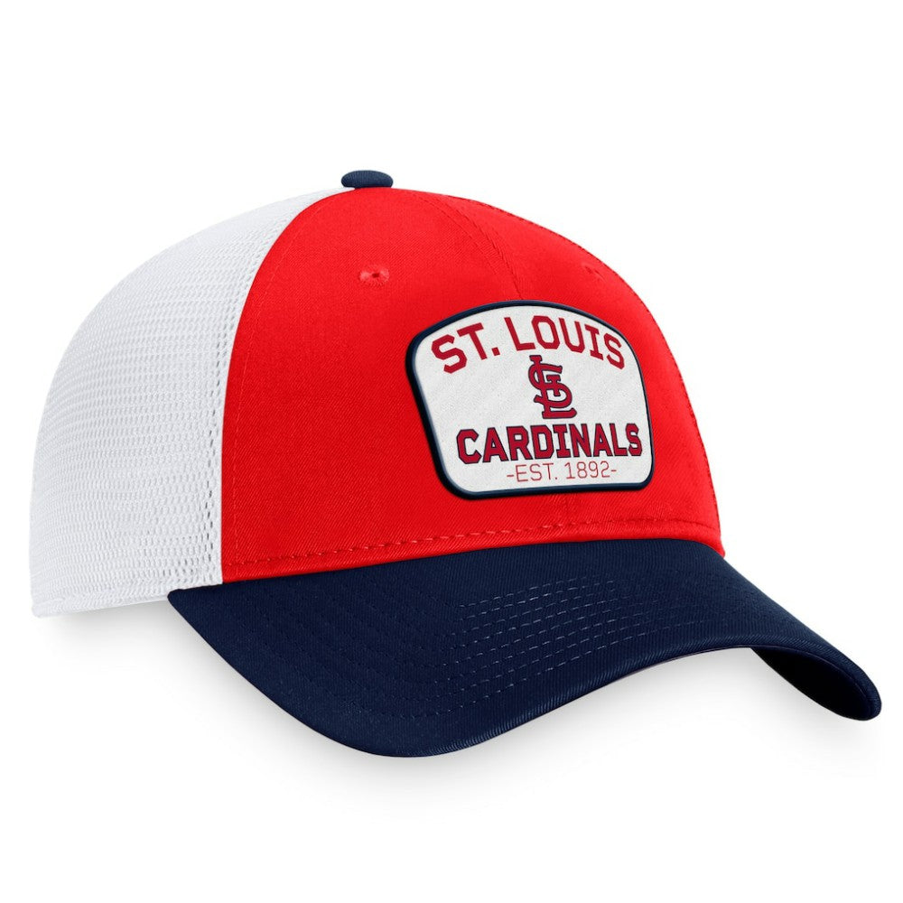MLB St. Louis Cardinals Fanatics Two-Tone Patch Trucker Adjustable Hat