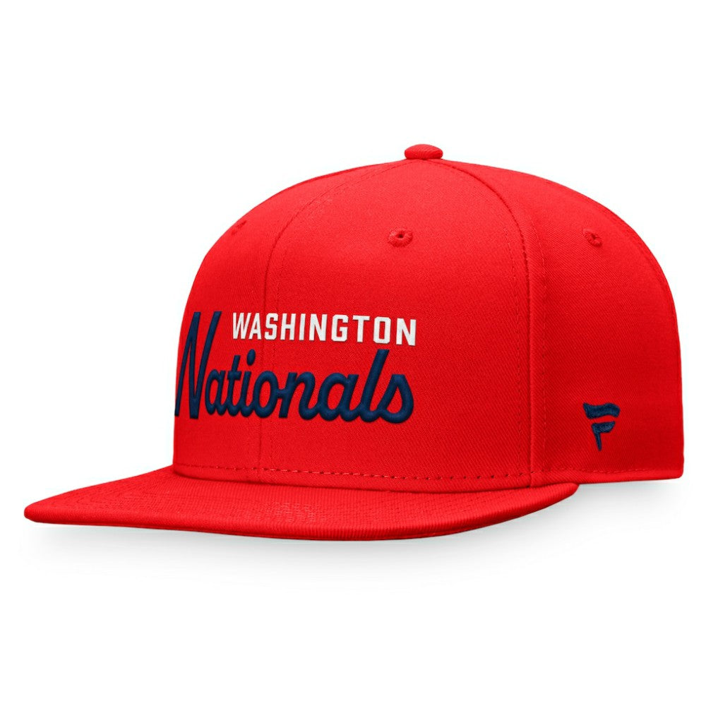 MLB Washington Nationals Fanatics Script Snapback Hat