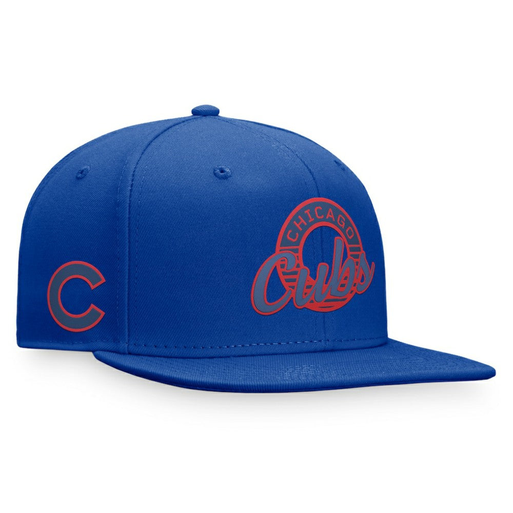 MLB Chicago Cubs Fanatics Circle Script Snapback Hat