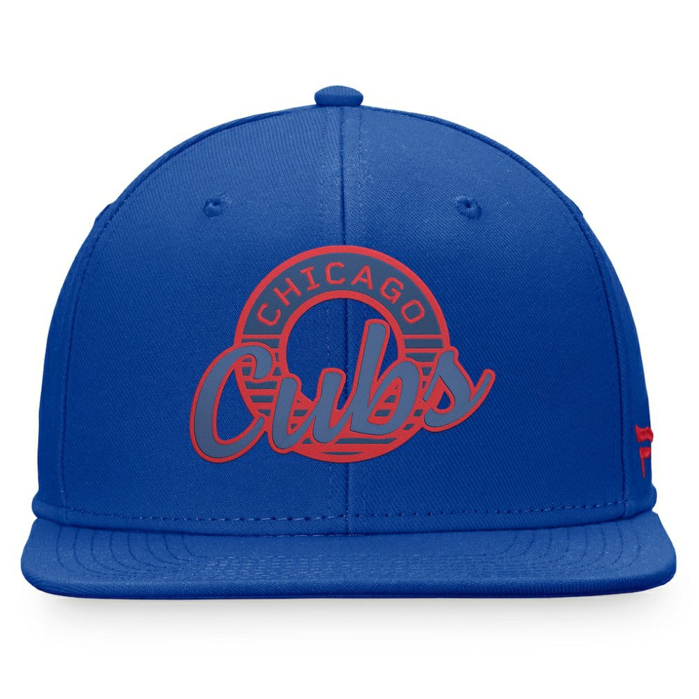 MLB Chicago Cubs Fanatics Circle Script Snapback Hat