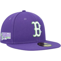 MLB Boston Red Sox New Era Lime Side Patch 59FIFTY Fitted Hat
