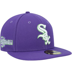 MLB Chicago White Sox New Era Lime Side Patch 59FIFTY Fitted Hat