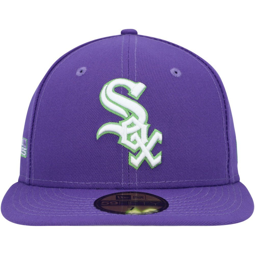 MLB Chicago White Sox New Era Lime Side Patch 59FIFTY Fitted Hat
