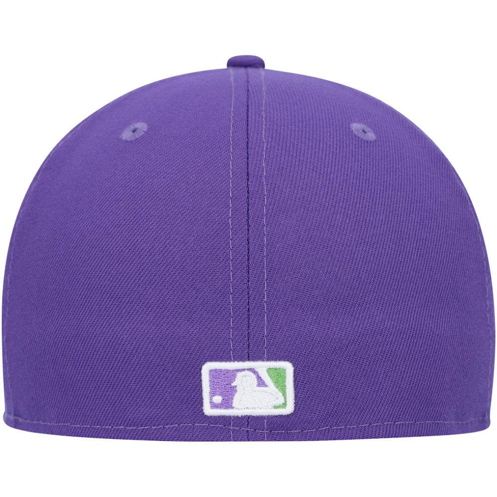 MLB Cincinnati Reds New Era Lime Side Patch 59FIFTY Fitted Hat