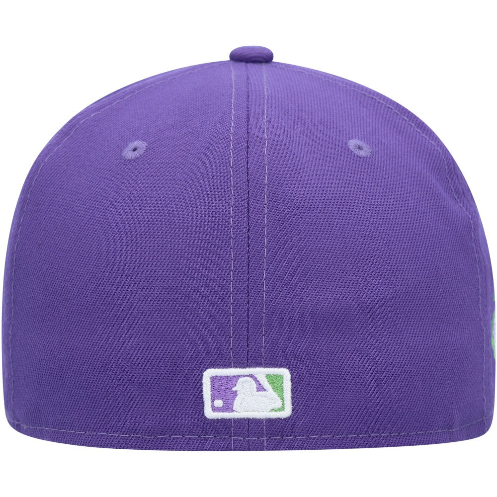 MLB Los Angeles Dodgers New Era Lime Side Patch 59FIFTY Fitted Hat