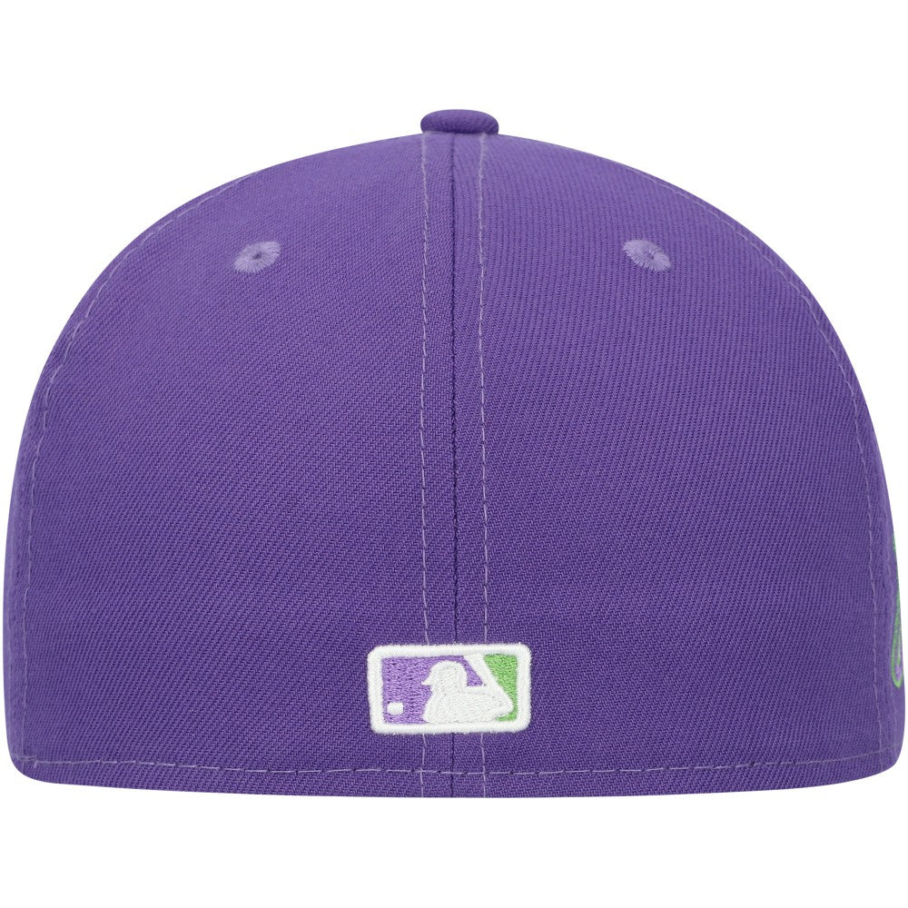 MLB Miami Marlins New Era Lime Side Patch 59FIFTY Fitted Hat