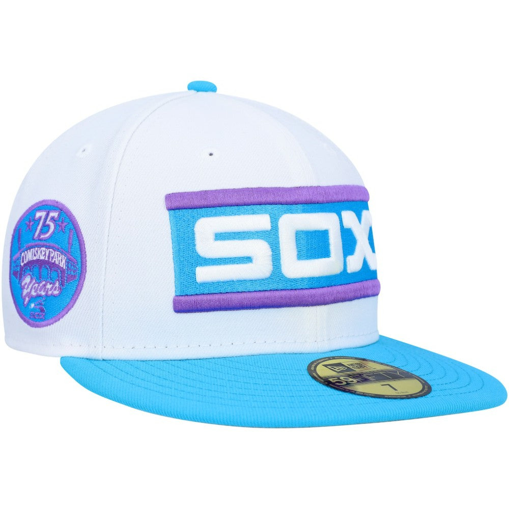 MLB Chicago White Sox New Era Comiskey Park 75th Anniversary Vice 59FIFTY Fitted Hat