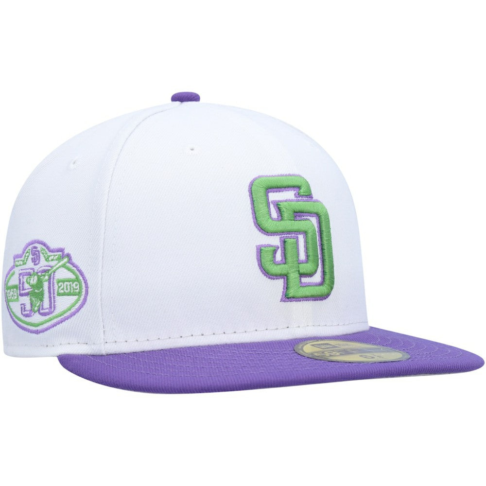 MLB San Diego Padres New Era 50th Anniversary Side Patch 59FIFTY Fitted Hat