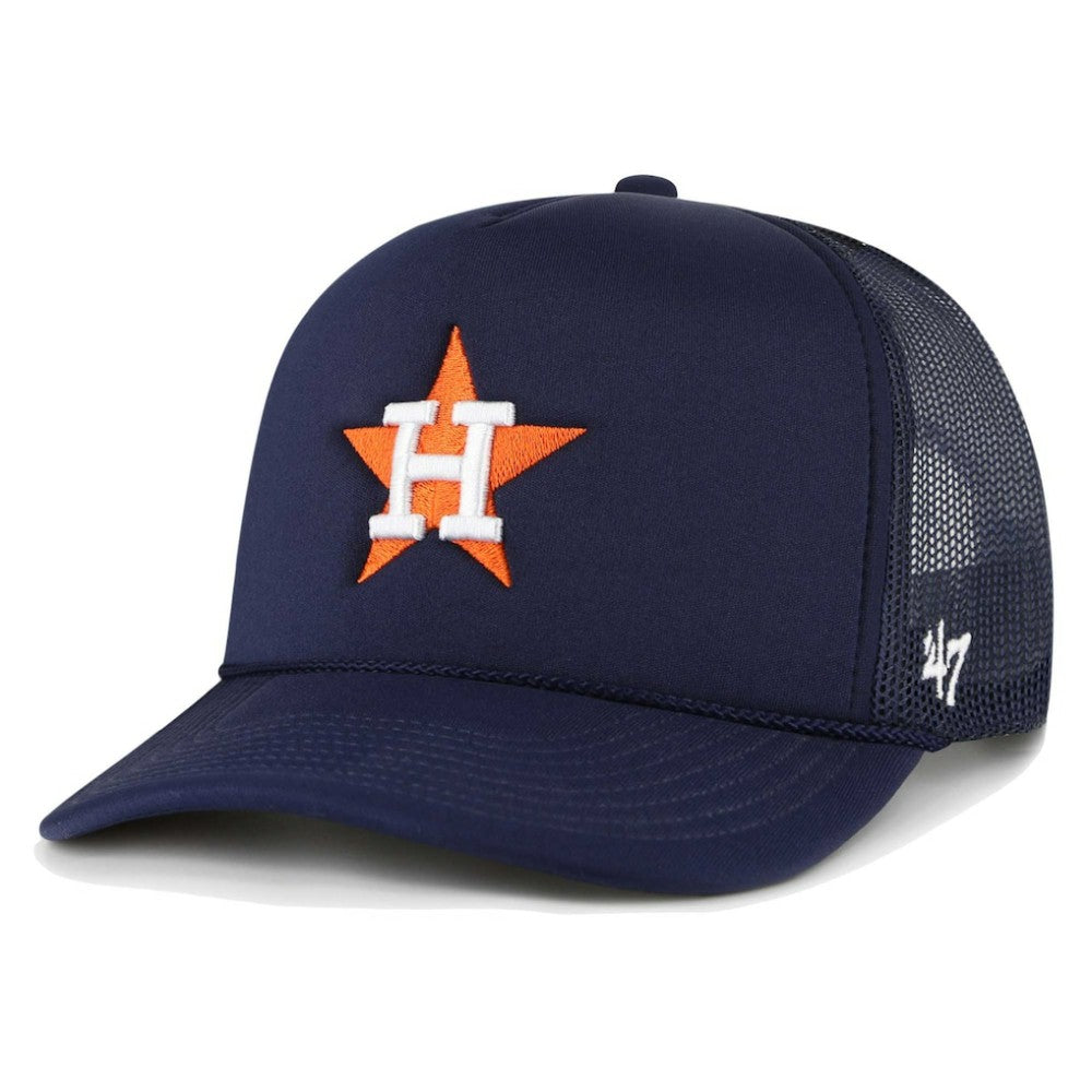 MLB Houston Astros '47 Foam Logo Trucker Adjustable Hat
