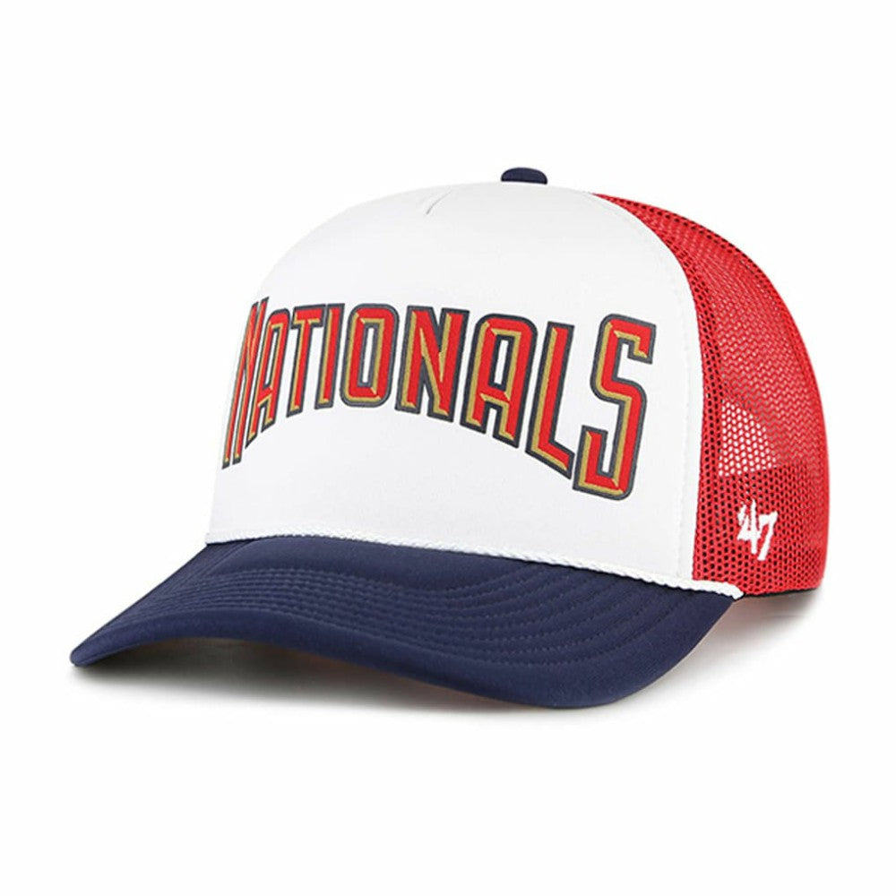 MLB Washington Nationals '47 Foam Front Script Trucker Snapback Hat
