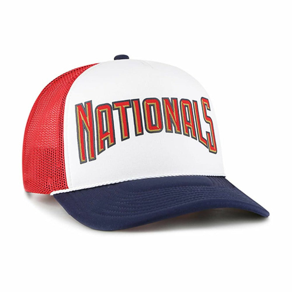 MLB Washington Nationals '47 Foam Front Script Trucker Snapback Hat