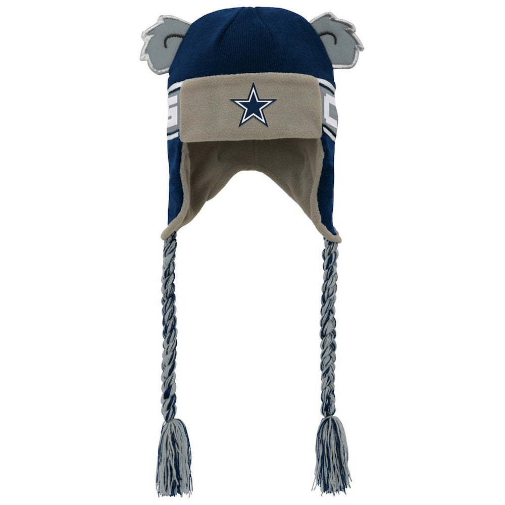 Youth Wordmark Ears Trooper Knit Hat - Dallas Cowboys