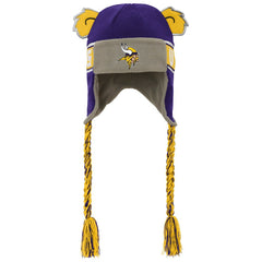 Youth Wordmark Ears Trooper Knit Hat - Minnesota Vikings