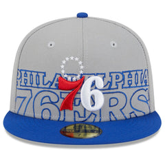 NBA Philadelphia 76ers 2023 NBA Draft Two-Tone 59FIFTY Fitted Hat