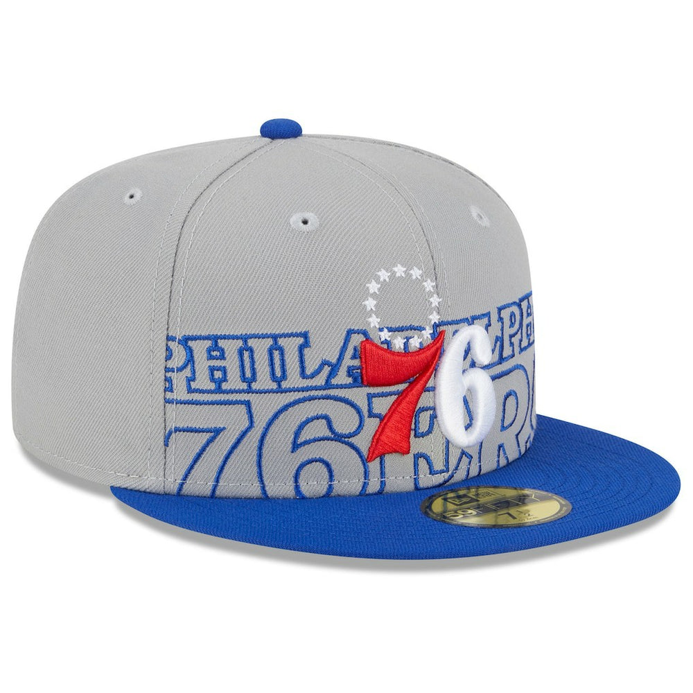 NBA Philadelphia 76ers 2023 NBA Draft Two-Tone 59FIFTY Fitted Hat