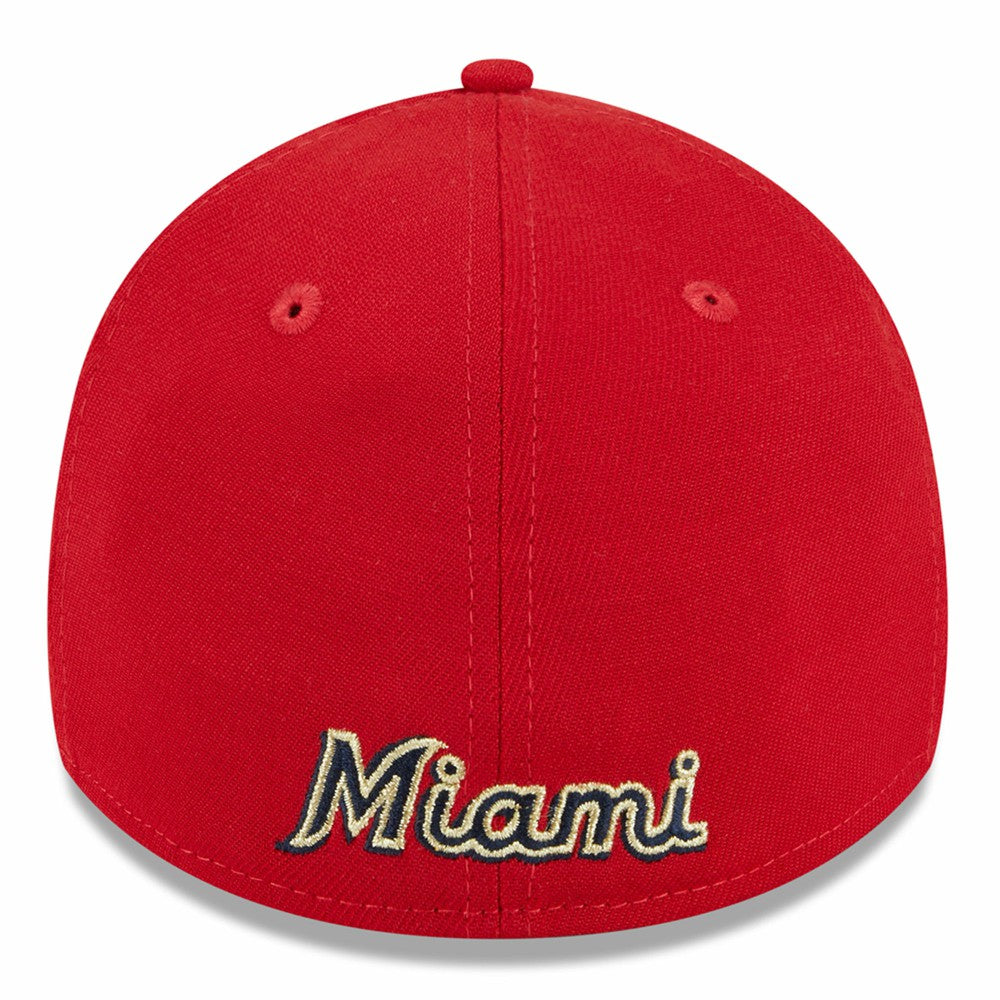 MLB Miami Marlins New Era 2023 Fourth of July 39THIRTY Flex Hat