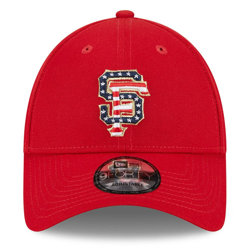 MLB San Francisco Giants New Era 2023 Fourth of July 9FORTY Adjustable Hat