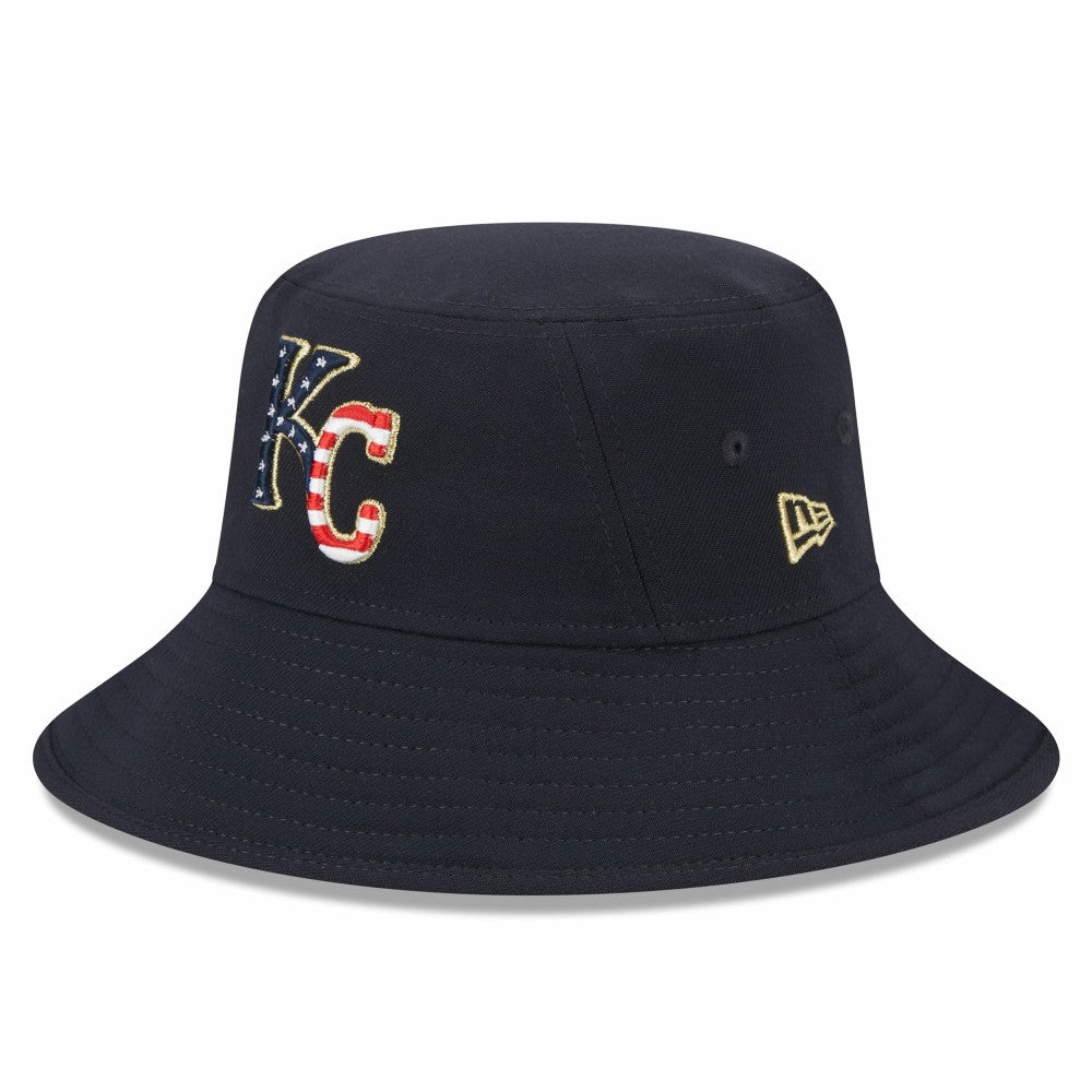 MLB Kansas City Royals New Era 2023 Fourth of July Bucket Hat