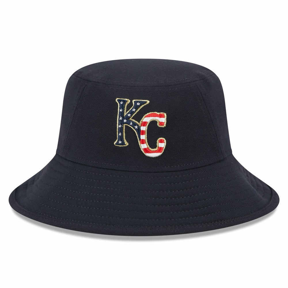 MLB Kansas City Royals New Era 2023 Fourth of July Bucket Hat