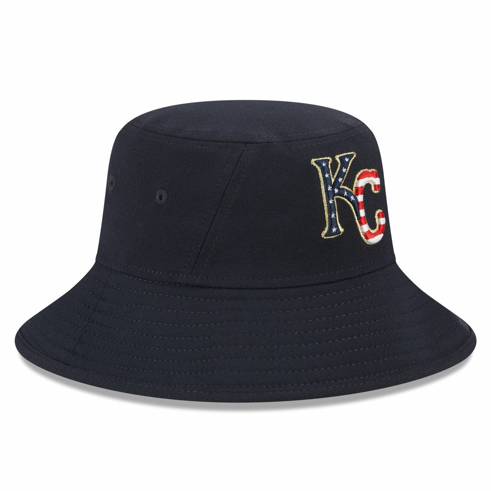 MLB Kansas City Royals New Era 2023 Fourth of July Bucket Hat