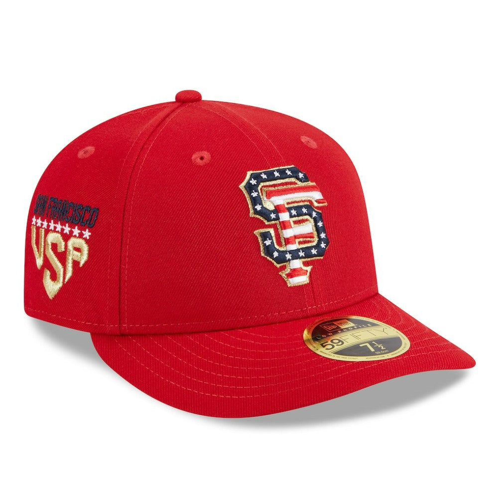 MLB San Francisco Giants New Era 2023 Fourth of July Low Profile 59FIFTY Fitted Hat
