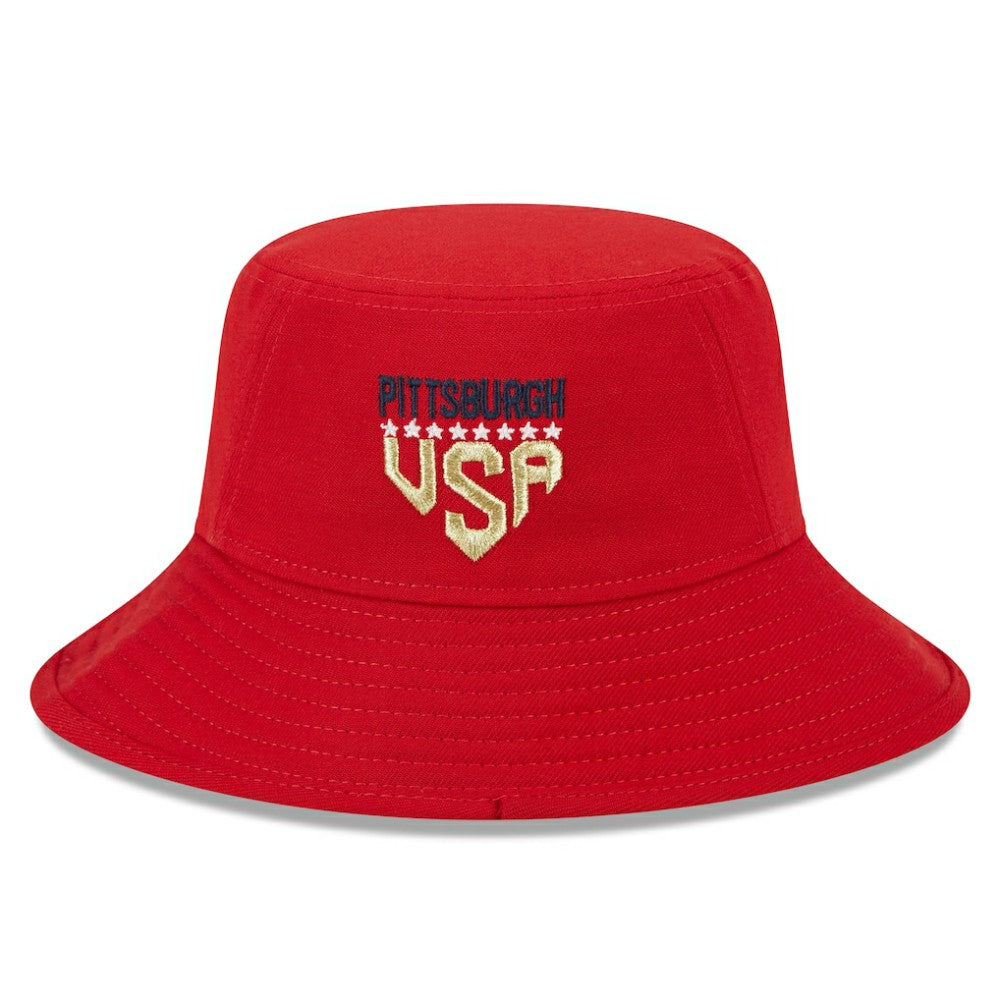 MLB Pittsburgh Pirates New Era 2023 Fourth of July Bucket Hat