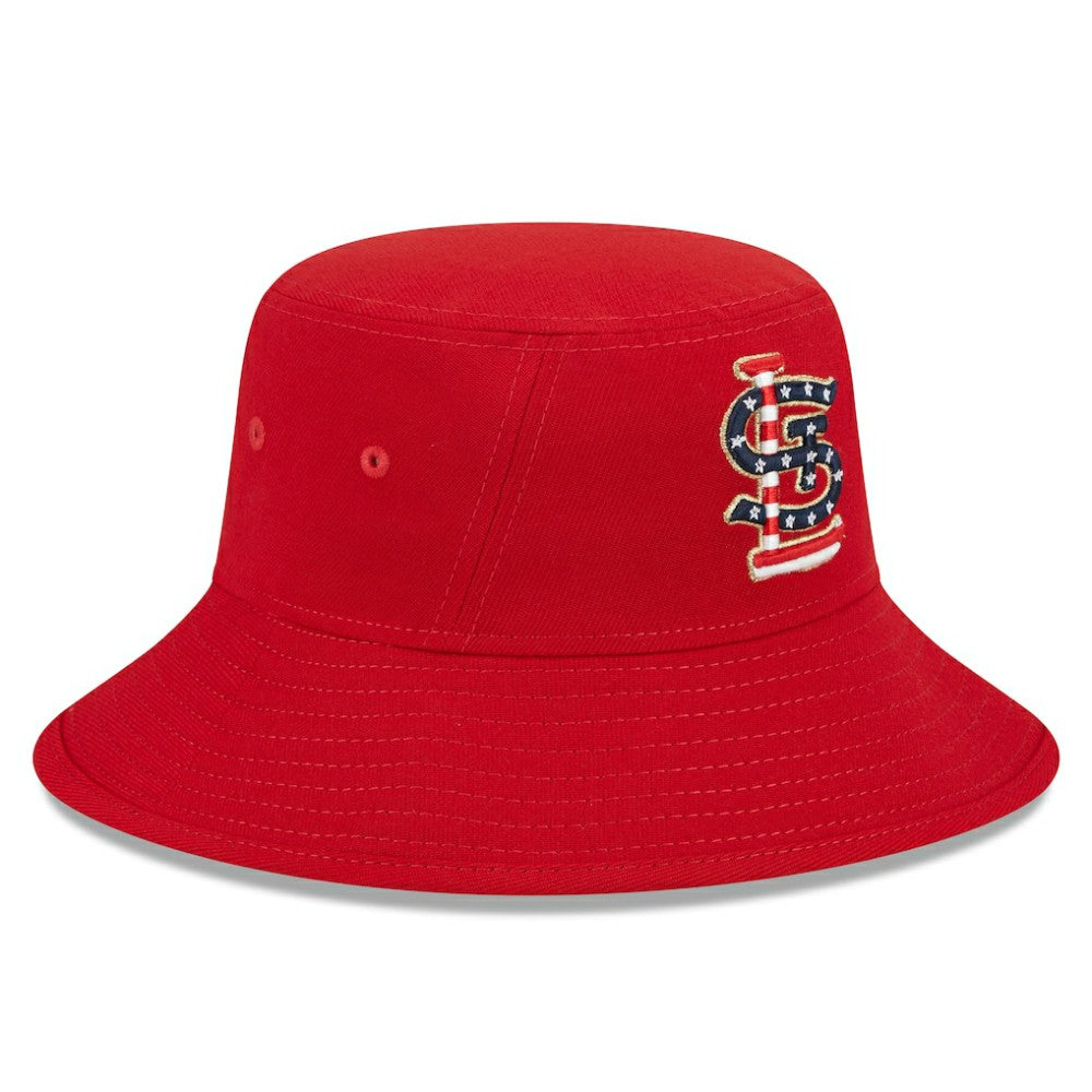 MLB St. Louis Cardinals New Era 2023 Fourth of July Bucket Hat